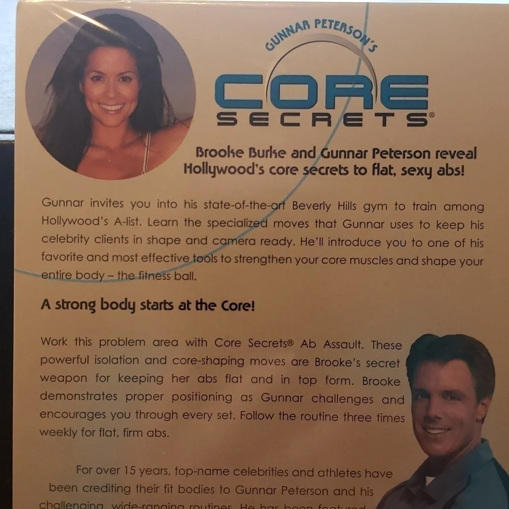 Nwot Unopened Exercise DVD: Ab Assault Brooke Burke Gunner Peterson - Picture 3 of 8